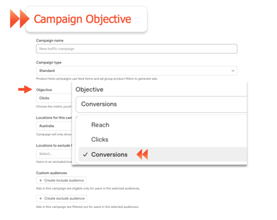 Campaign Objective ChatGPT Ads Explanation