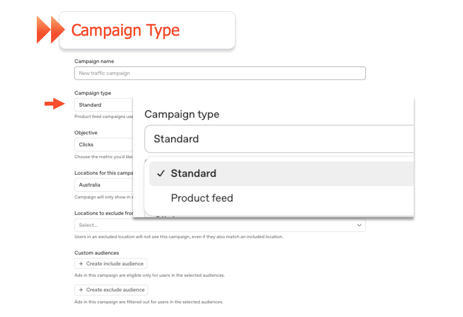 ChatGPT Ads Campaign Type explanation