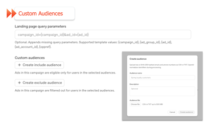 ChatGPT Ads Custom Audiences setup