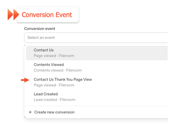 Conversion Event CghatGPT Ads Explanation